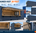 Container kiot 20 feet