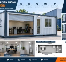 Container văn phòng cửa cuốn